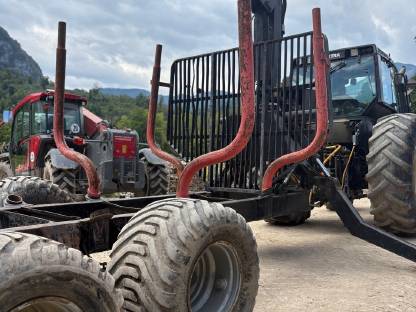 Bild 4:Forstkran Nokka – verstärkt, mit Joysticksteuerung & neuer Hydraulikpumpe