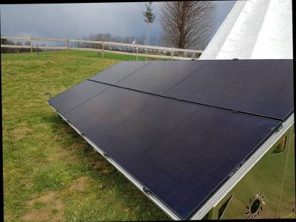 Bild 7:Agri PV, Freiflächen-Unterkonstruktion, Photovoltaikanlage