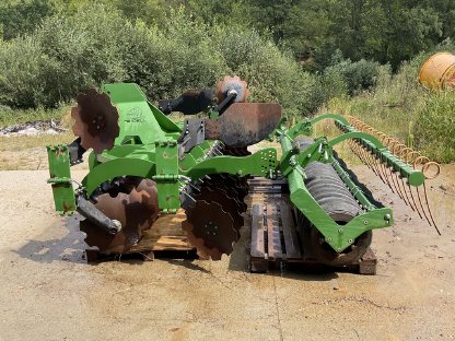 Bild 2:Scheibenegge mit Gummiwalze BIDELL – 2,5 m