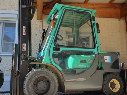 Mitsubishi Gabelstapler Diesel Seitenschieber Kabine FD30K
