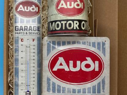 Geschenkbox Audi Garage small