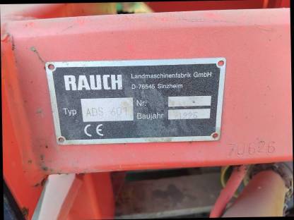 Bild 3:Düngerstreuer Rauch ADS 601