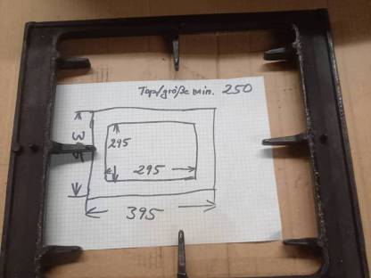 Bild 3:Topfträger Gasherd