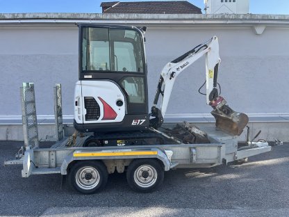 Bild 4:BOBCAT E17 Minibagger inkl. Trailer MIETEN-KAUFEN-MIETKAUF