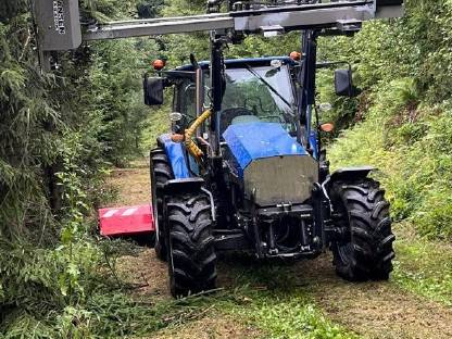 Bild 7:Mulch- und Böschungsmulcharbeiten, Forstfreischnitt