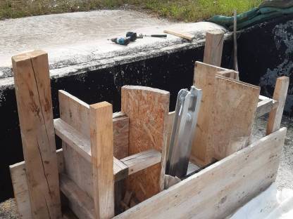 Bild 4:Schalung für Frontgewicht