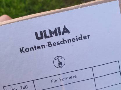 Bild 2:Ulmia Furnierschneider neu
