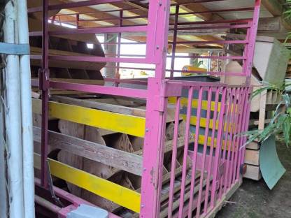 Bild 2:Ballensammelwagen