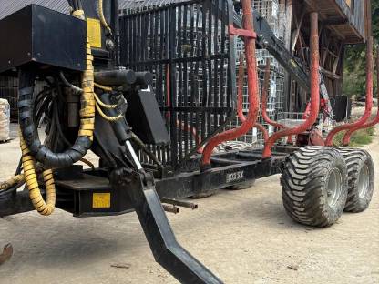 Forstkran Nokka – verstärkt, mit Joysticksteuerung & neuer Hydraulikpumpe