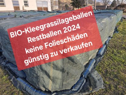 BIO-Kleegrassilageballen 2024