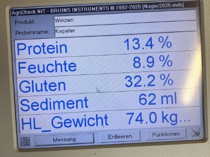 Weizen Ernte 2025 zu verkaufen