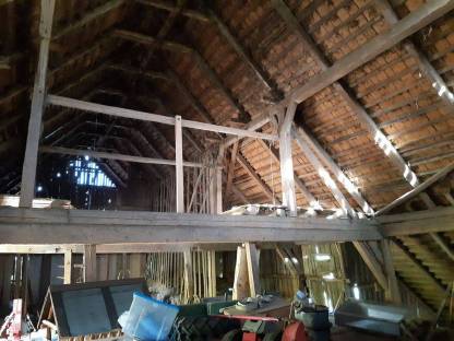 Bild 5:Stadl, Stall, Altholz, Gebäude, Abbau, Abriß