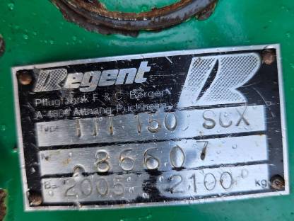 Bild 5:Regent Pflug Titan 150 SCX