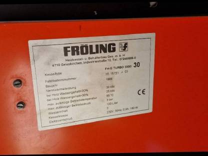 Bild 4:Fröling FHG Turbo 3000 Stückgutofen
