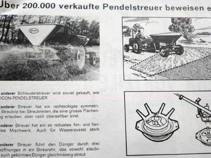 Bild 3:VICON Pendelstreuer Mineraldüngerstreuer auch für Obstbau