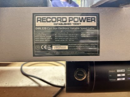 Bild 4:Drechselbank RECORD POWER DML320 inkl. Zubehör