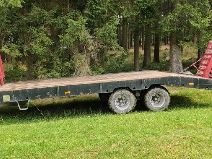 10 t Tieflader mit hydr. Rampen