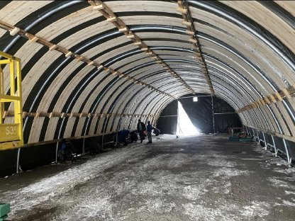 Bild 5:Rundbogenhalle 9,15 x 26 m