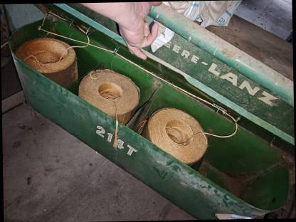 Bild 3:Kleinballen Strohpresse John Deere Lanz 214T