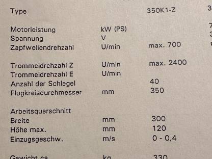 Bild 8:Posch 350 K1, Universalhäcksler