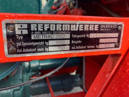 Bild 5:Reform Metrac 2002