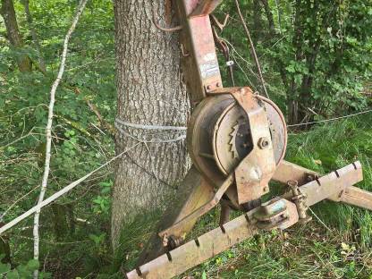 Bild 3:Seilwinde für Traktor