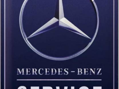 Blechschild 40 x 30 cm Mercedes Service