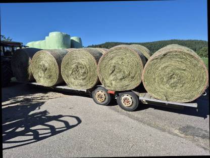 Bild 2:Heurundballen 2. Schnitt 2025