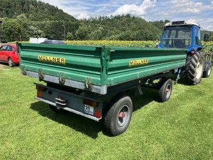 Bild 6:Müllner 2-Achs-3-Seitenkipper mit Pendelbordwand hinten 6 t