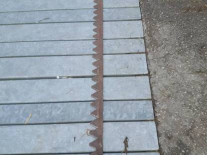 Mähmesser für Seitenbalken