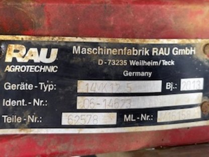 Bild 4:Feldspritze Rau 800l