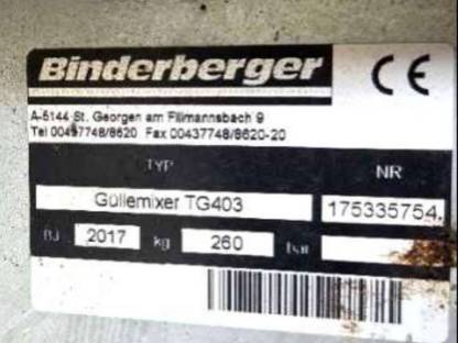 Bild 6:Güllemixer Binderberger TG 403