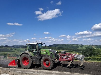 Wegesanierung Steinfräsen Grader D'Ambros Agrar