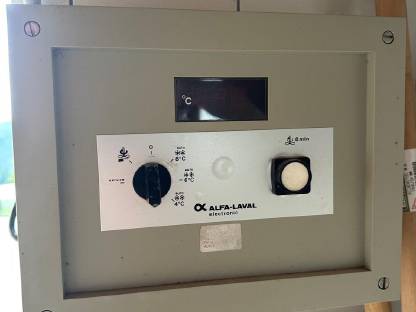 Bild 9:Milchtank Alfa-Laval RFT 330 l