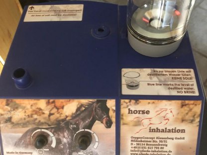 Inhalationsgerät für Pferde Oxygen Concept
