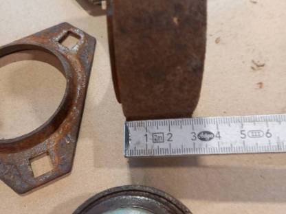 Bild 2:Blech Lagerung mit Guss Erhöhung