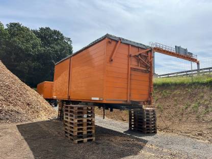 Verkaufe Riedler Hackgut Aufbau ohne Lkw