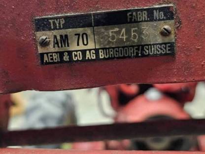 Bild 3:Aebi AM 70 Getriebe