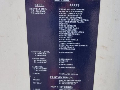 Bild 6:40 Fuß Seecontainer High Cube, Lagercontainer