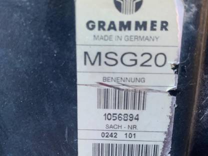 Bild 2:Grammer Sitz MSG20 Kunstleder Stoff Stapler Radlader