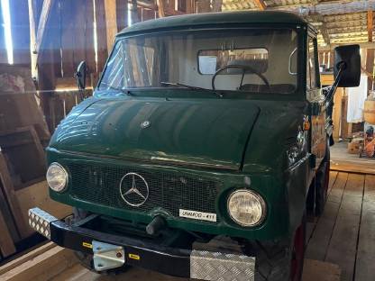 Tausche meinen Unimog 411 gegen einen Bagger.