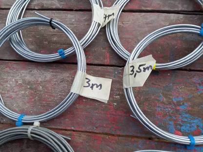 Bild 4:3 mm Spanndraht und 4 Spanner