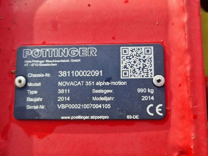 Bild 8:Pöttinger Novacat Alpha Motion 351