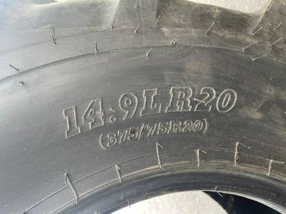 Bild 2:2x neue BKT 375/75R20 14.9LR20 Traktorreifen zu verkaufen