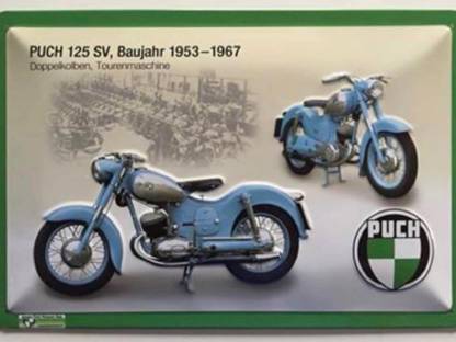 Bild 5:5 Puch Blechschilder 30 x 20 cm