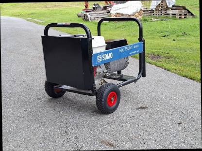 Bild 2:SDMO Stromerzeuger mit Honda Motor HX 7500 T