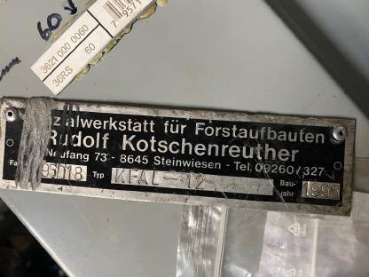 Bild 8:Rückewagen 12 t Kotschenreuther