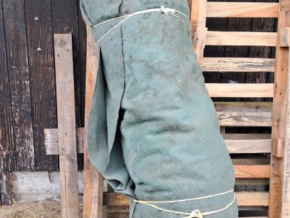 Bild 4:Kompostwender Eigenbau, Kompostvlies 4x 25x4