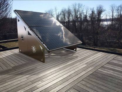 Bild 2:Agri PV, Freiflächen-Unterkonstruktion, Photovoltaikanlage