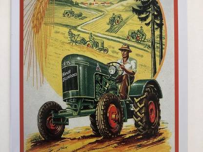 Bild 4:4 Blechschilder 30 x 20 cm Fendt Traktoren
